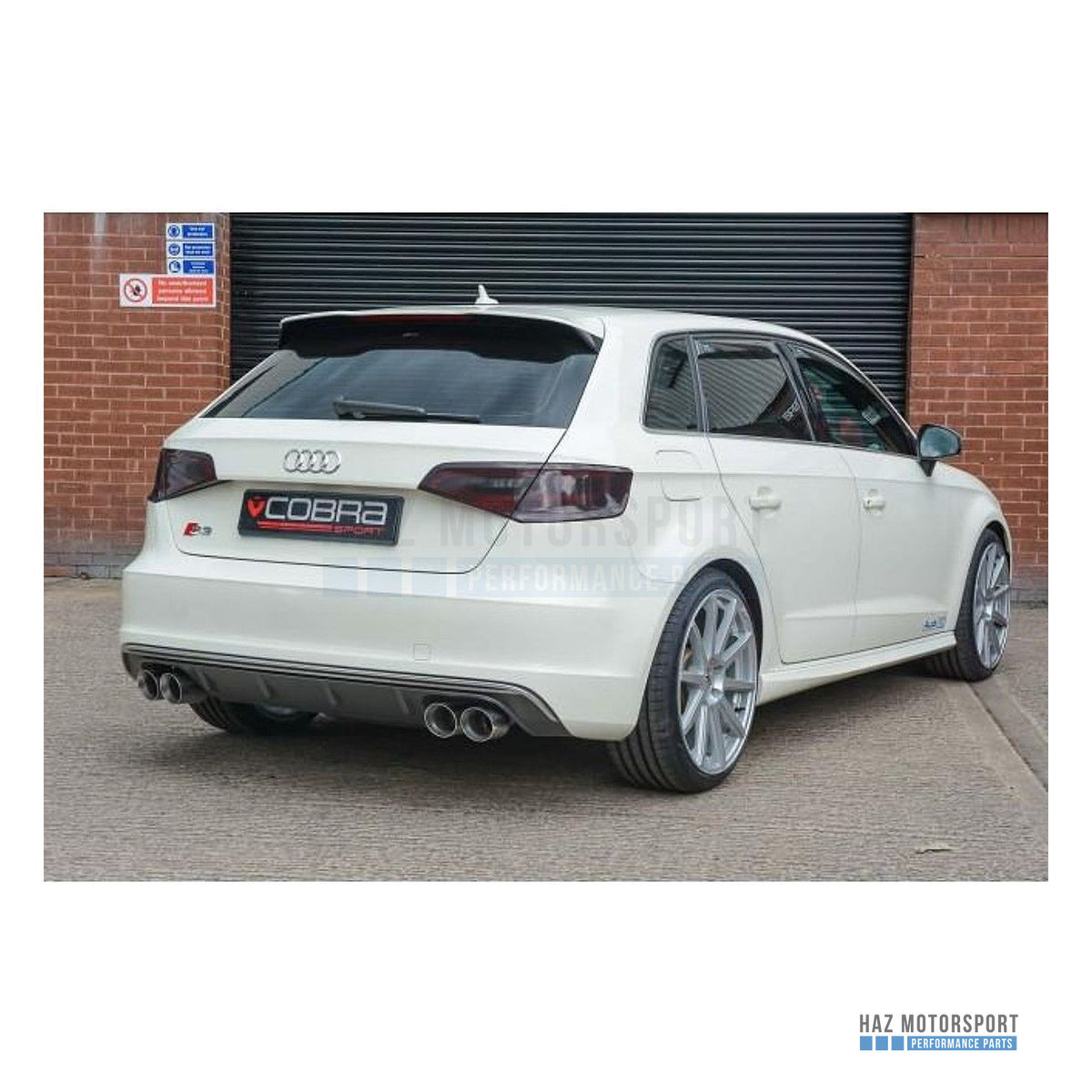 Cobra Sport Non-Valved Turbo Back Exhaust – Audi S3 8V 5 Door Sportback (2013–2018)