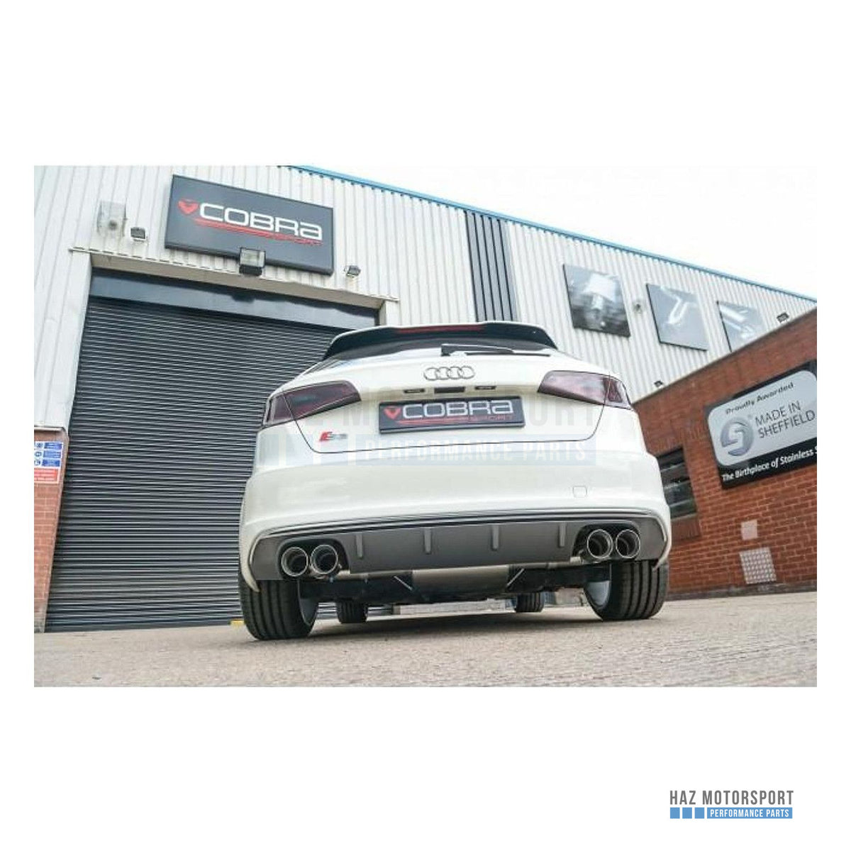 Cobra Sport Non-Valved Turbo Back Exhaust – Audi S3 8V 5 Door Sportback (2013–2018)