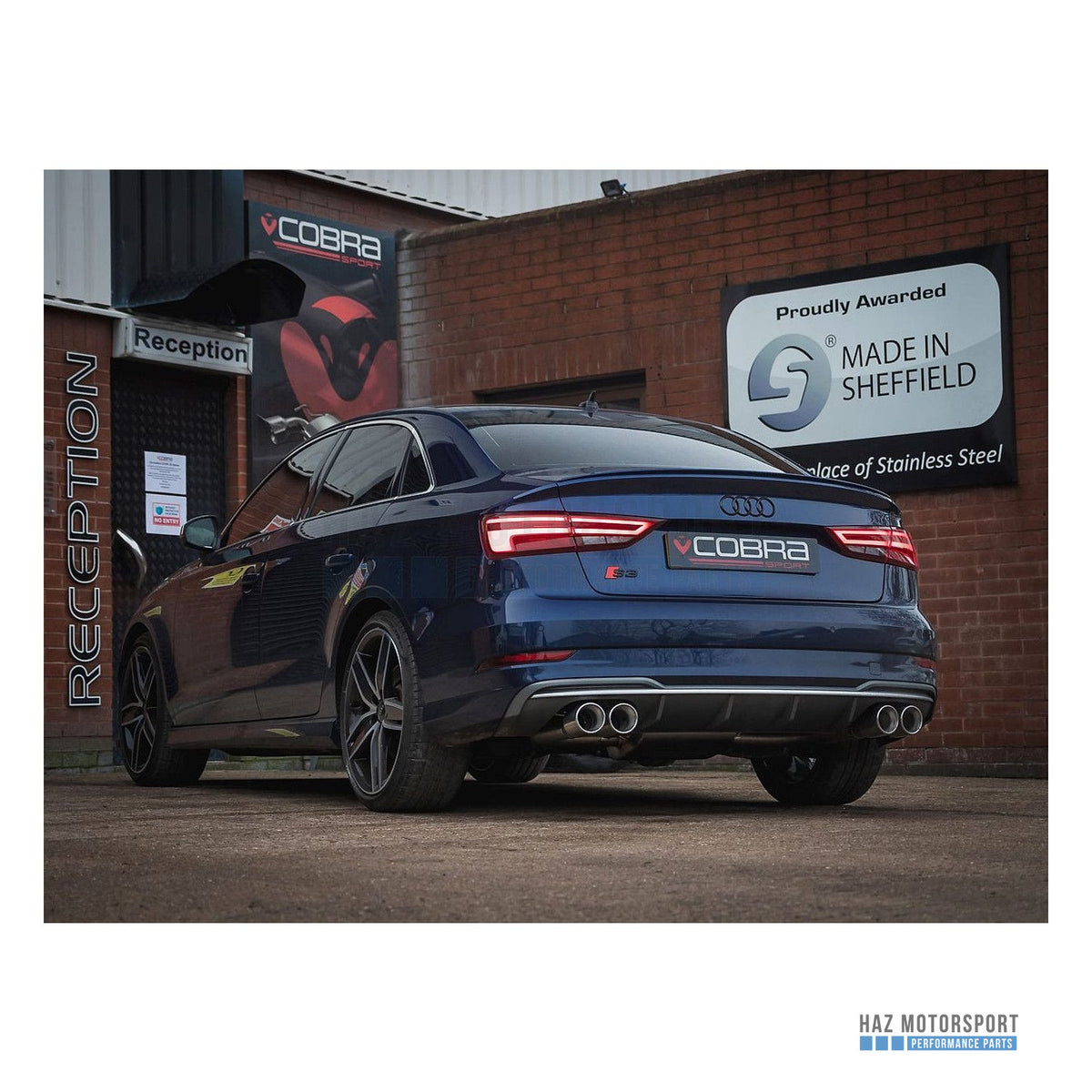 Cobra Sport Non-Valved GPF Back Exhaust – Audi S3 8V Facelift Saloon (2019–2020)