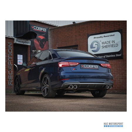 Cobra Sport Non-Valved GPF Back Exhaust – Audi S3 8V Facelift Saloon (2019–2020)