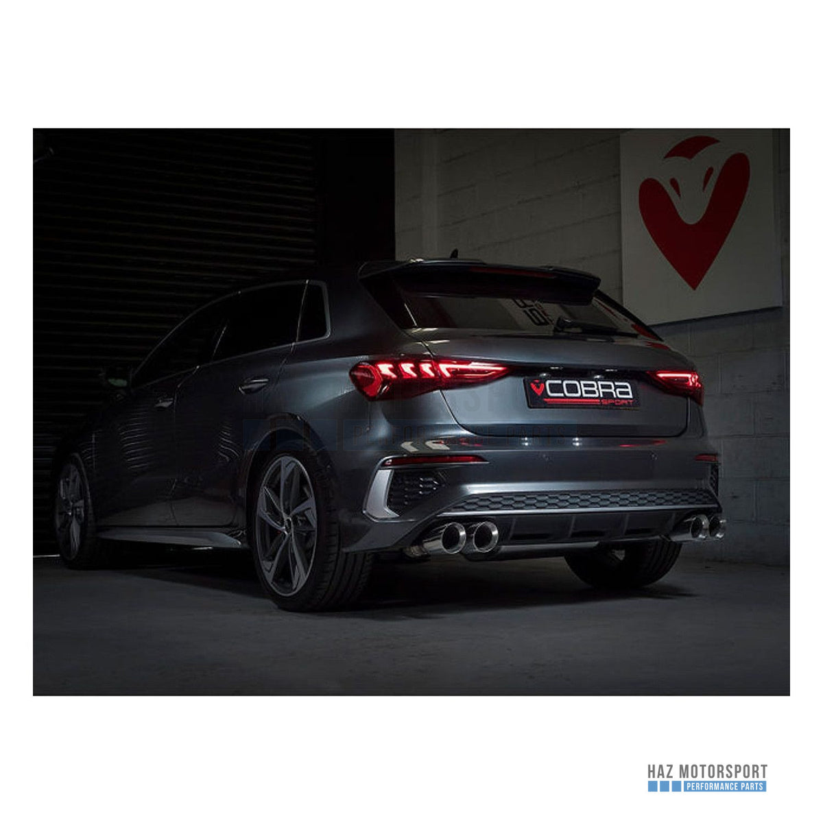Cobra Sport Valved Turbo Back Exhaust – Audi S3 8Y 5 Door Sportback (2020 on)
