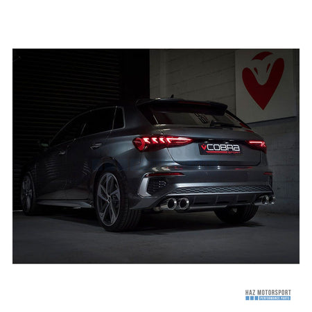 Cobra Sport Valved Turbo Back Exhaust – Audi S3 8Y 5 Door Sportback (2020 on)