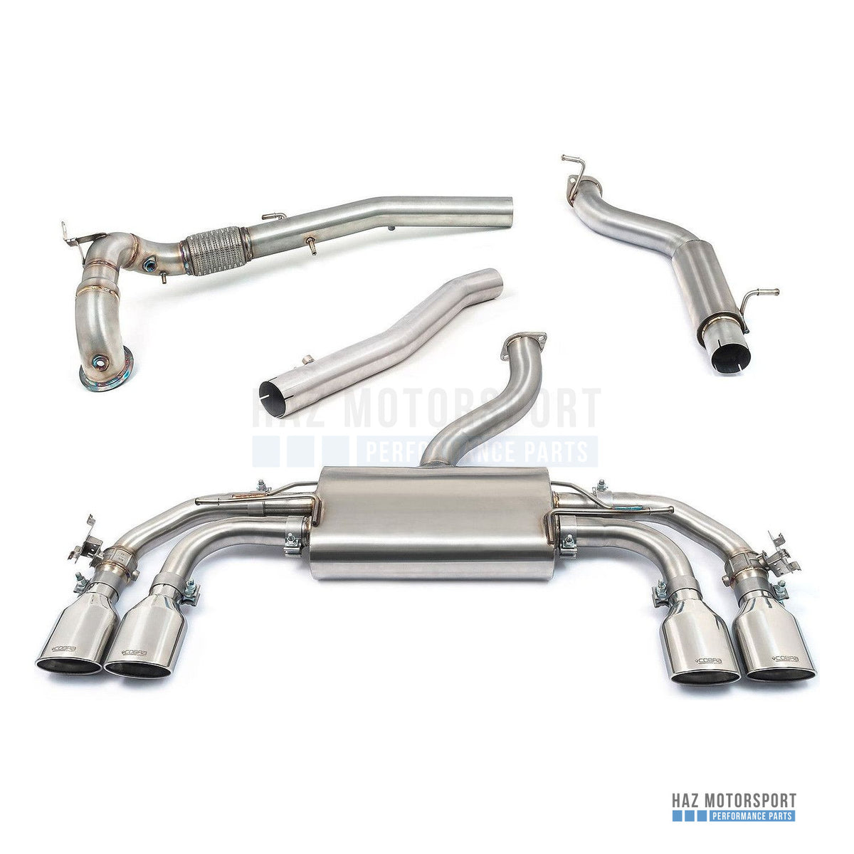 Cobra Sport Valved Turbo Back Exhaust – Audi S3 8Y 5 Door Sportback (2020 on)