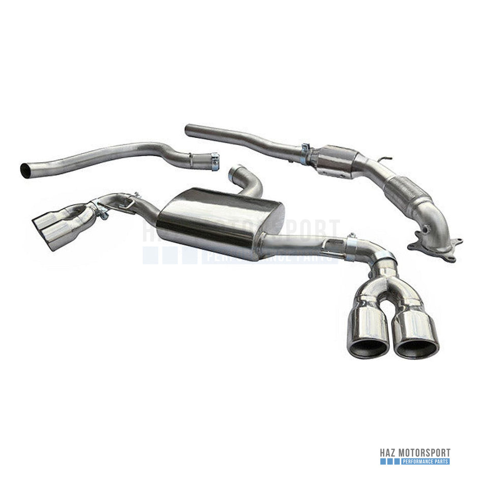 Cobra Sport Turbo Back Exhaust – Audi TT Mk2 1.8/2.0 TFSI 2WD (2007–2011) - Cobra Sport