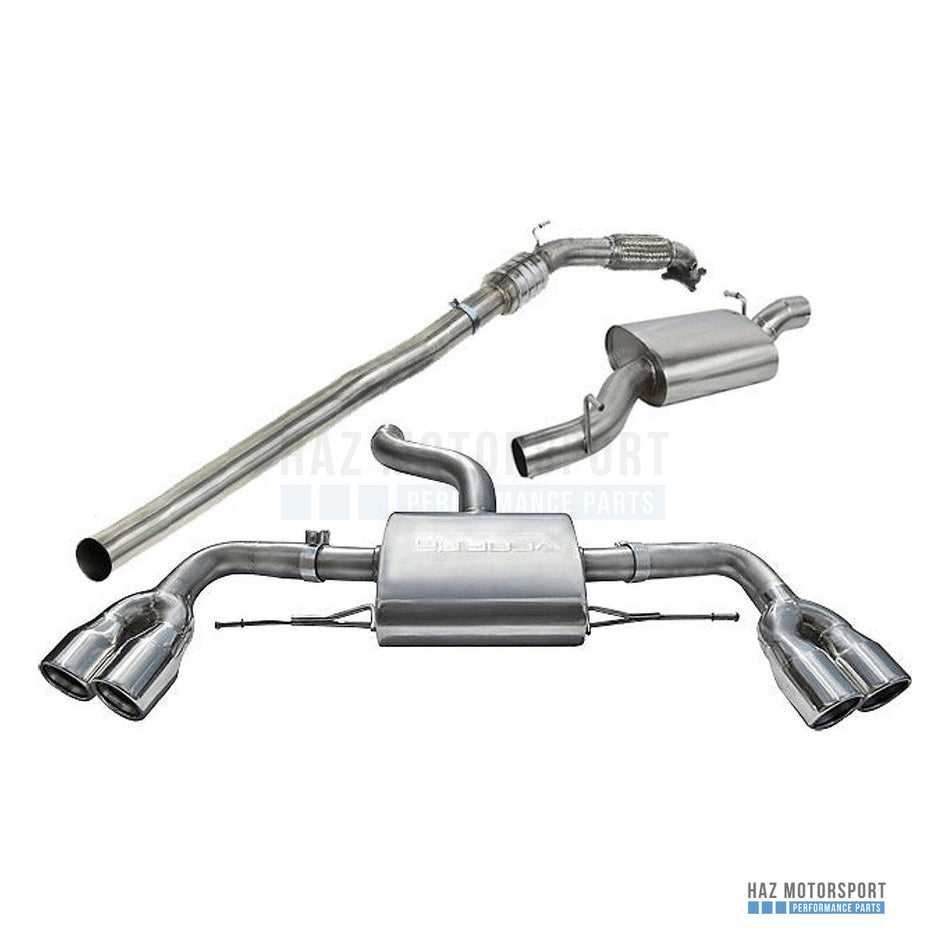 Cobra Sport Turbo Back Exhaust – Audi TTS Mk2 Quattro (2008–2014) - Cobra Sport