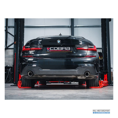 Cobra Sport 4" Carbon Fibre M Performance Style Slip-on Tailpipes (Pair) – BMW 3 Series G20/G21 (2019 on)
