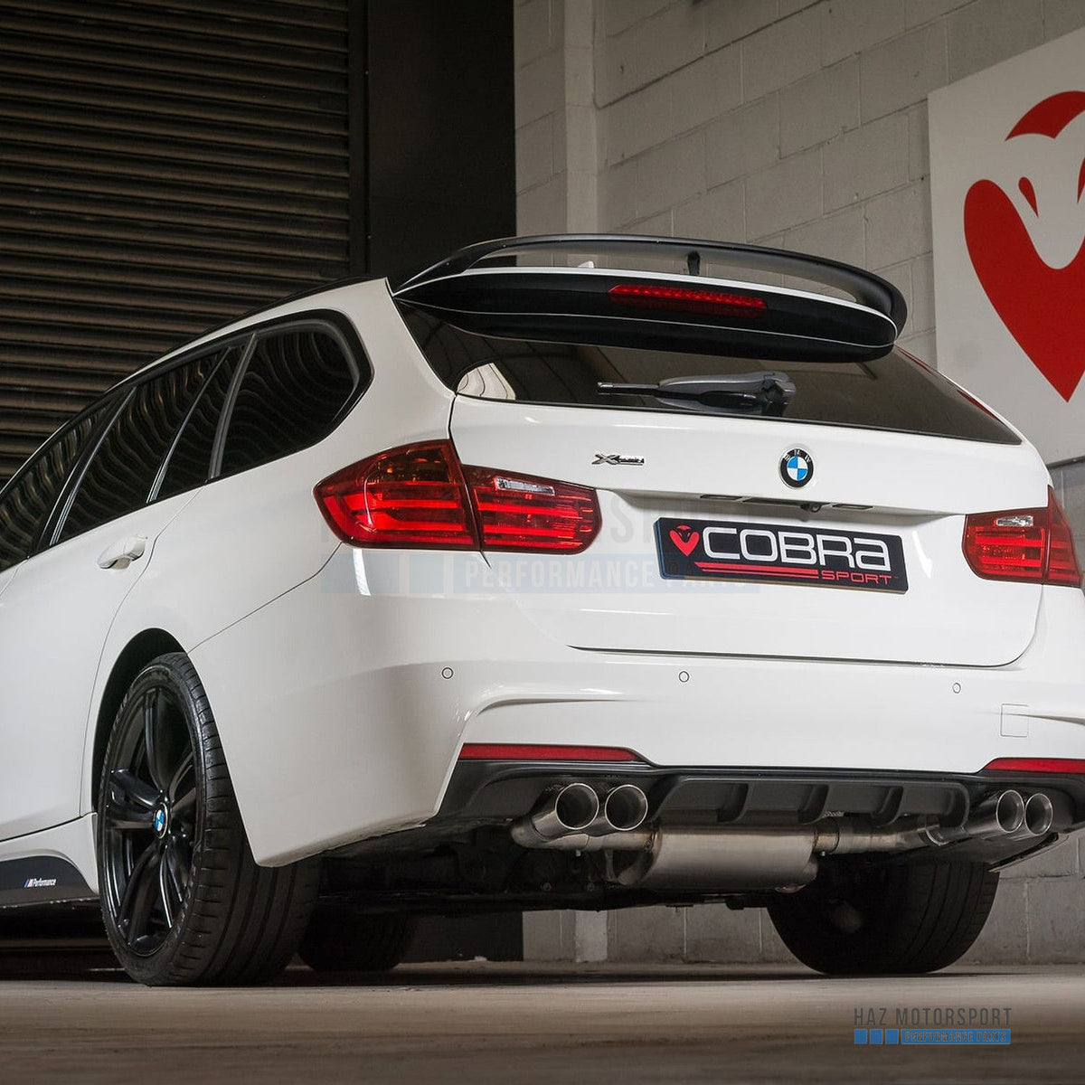 Cobra Sport Quad Exit M3 Style Conversion – BMW 320d / 325d F30 LCI & F31 LCI (2015–2019)