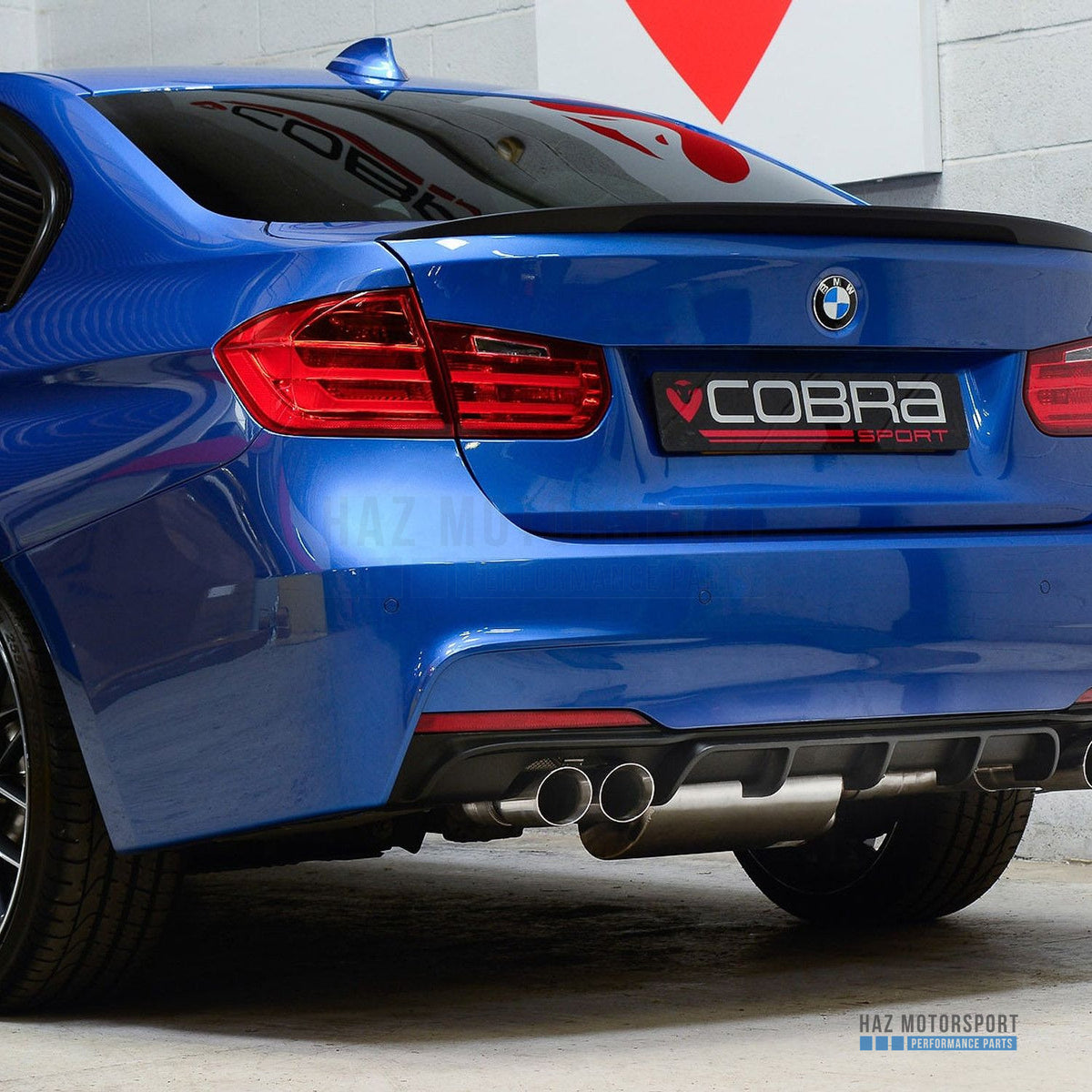 Cobra Sport Quad Exit M3 Style Conversion – BMW 320d / 325d F30 LCI & F31 LCI (2015–2019)