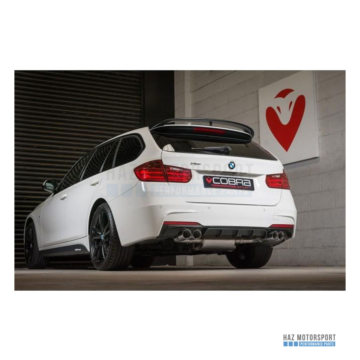Cobra Sport Quad Exit M3 Style Conversion – BMW 330d F30/F31 (2015–2019)
