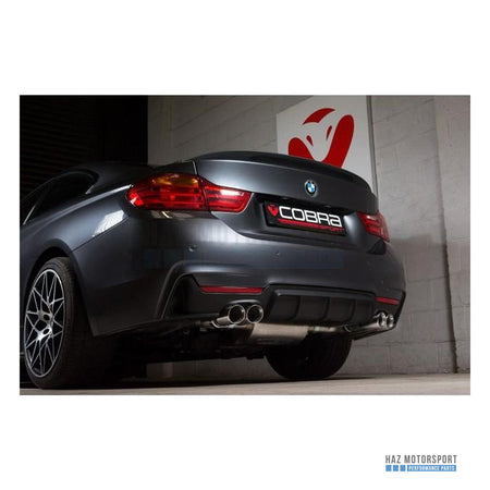 Cobra Sport Quad Exit M4 Style Conversion – BMW 435d F32/F33/F36 (2013–2020)
