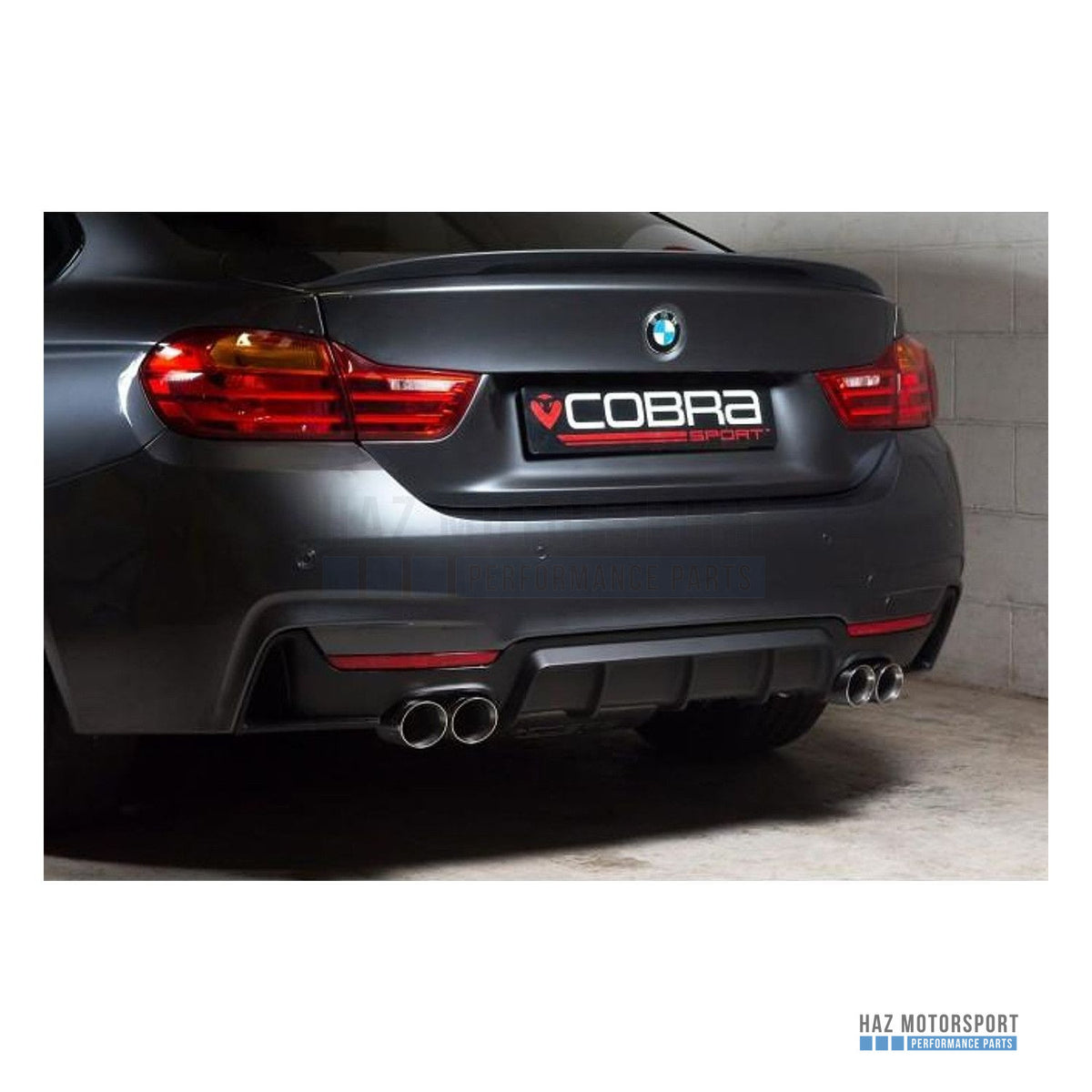 Cobra Sport Quad Exit M4 Style Conversion – BMW 435d F32/F33/F36 (2013–2020)