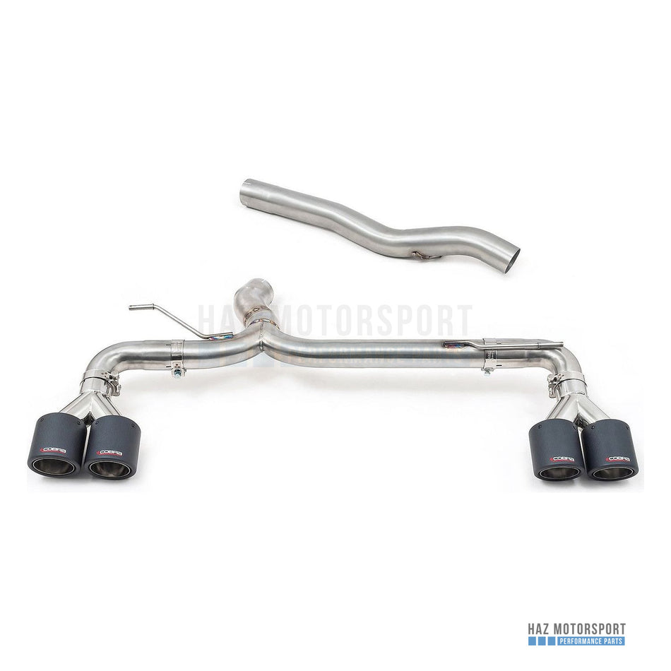 Cobra Sport Quad Exit GPF/PPF Back Non-Valved Race Box Delete M3 Style Exhaust – BMW M135i F40 (2019 on) - Cobra Sport
