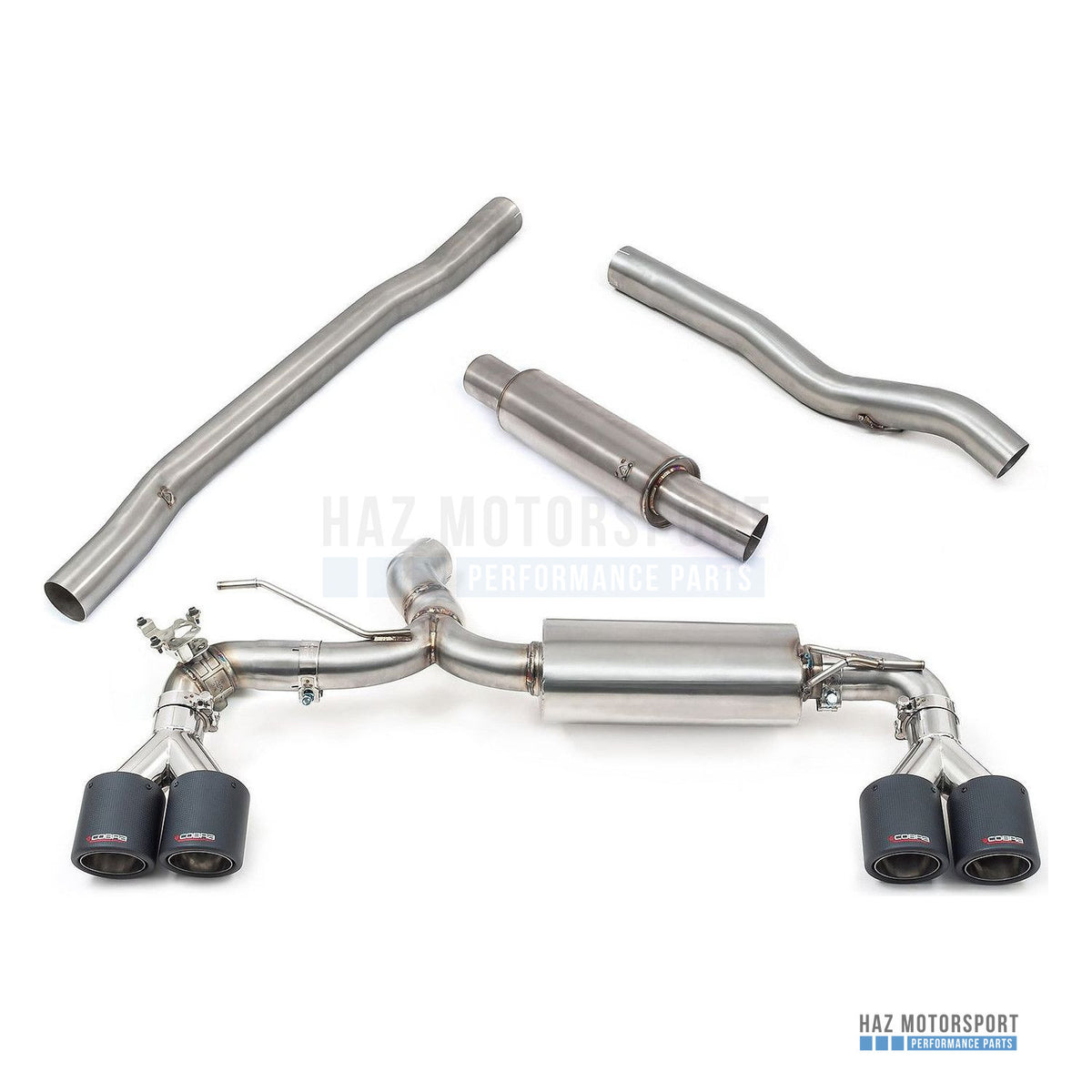 Cobra Sport Quad Exit M3 Style Cat Back Exhaust – BMW M135i F40 (2019 on) - Cobra Sport