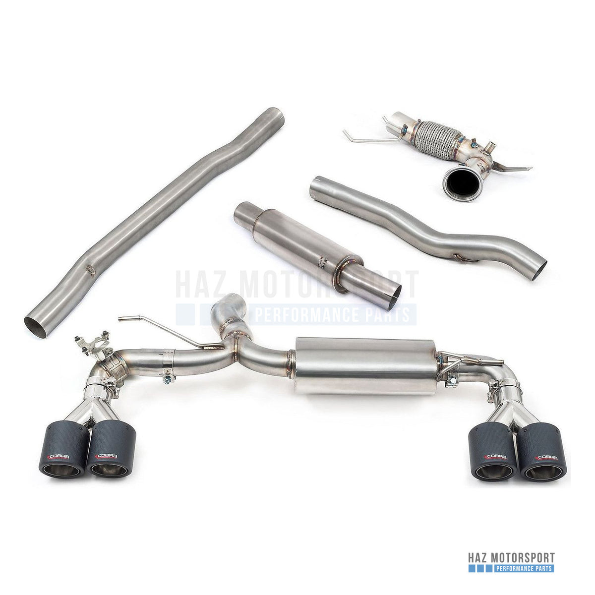 Cobra Sport Quad Exit M3 Style Turbo Back Exhaust – BMW M135i F40 (2019 on)