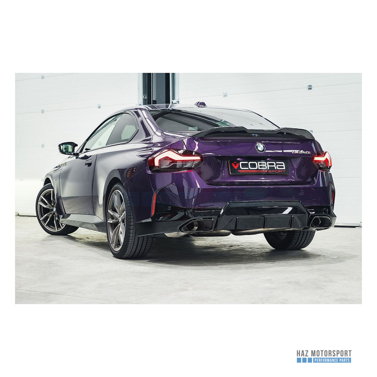 Cobra Sport Venom Race Rear Axle Back (Box Delete) Exhaust – BMW M240i G42 (2021 on)