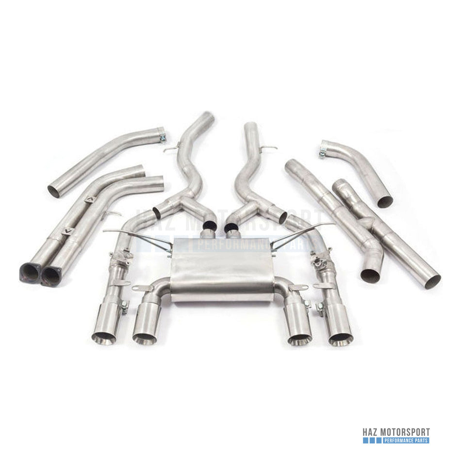 Cobra Sport 3" Valved Primary Cat Back Exhaust – BMW M3 F80 / M4 F82 (2014–2020) - Cobra Sport