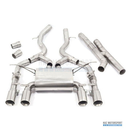Cobra Sport 3" Valved Secondary Cat Back Exhaust – BMW M3 F80 / M4 F82 inc. Competition (2014–2020) - Cobra Sport
