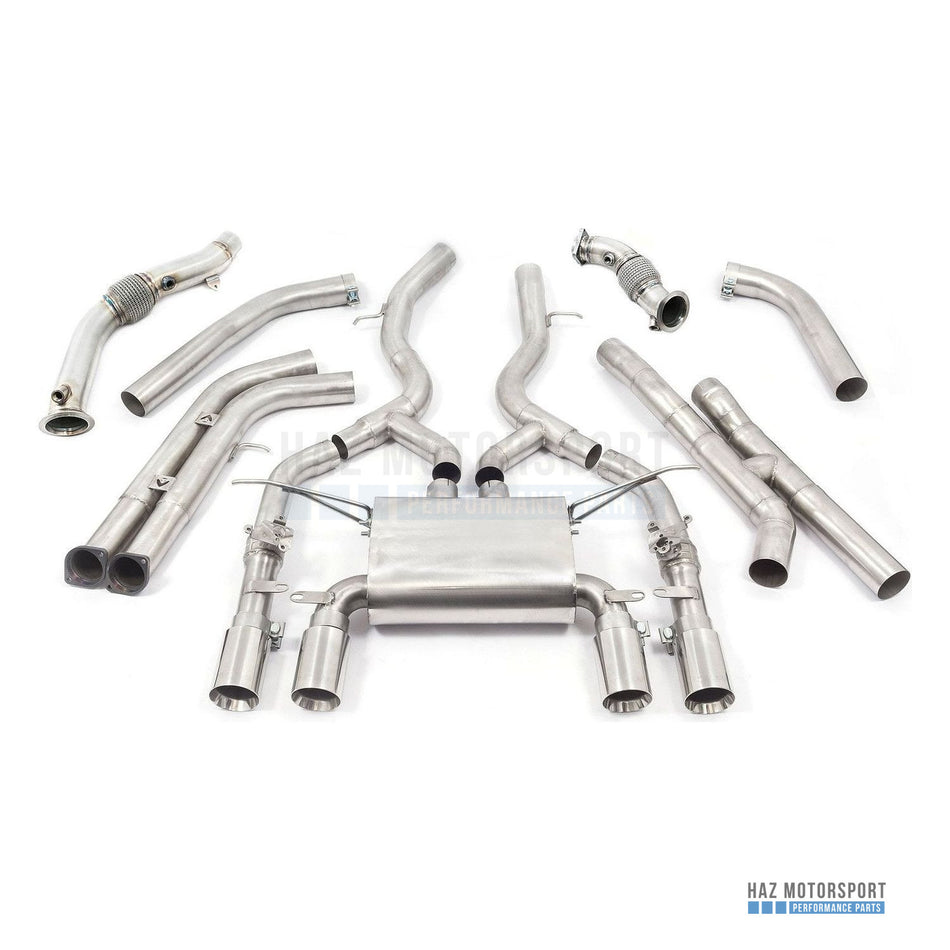 Cobra Sport 3" Valved Turbo Back Exhaust – BMW M3 F80 / M4 F82 (2014–2020) - Cobra Sport