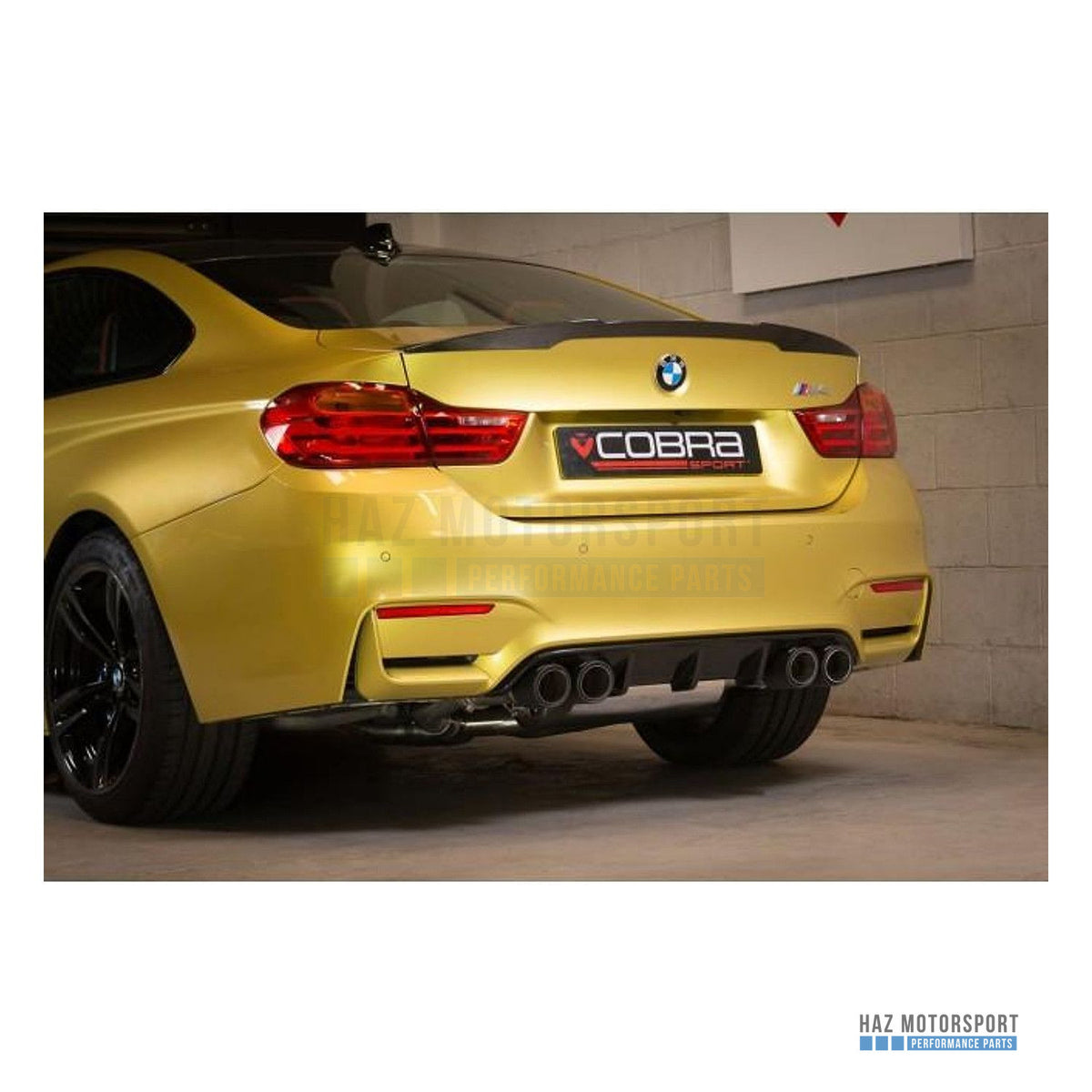 Cobra Sport 3" Valved Primary Cat Back Exhaust – BMW M3 F80 / M4 F82 (2014–2020)