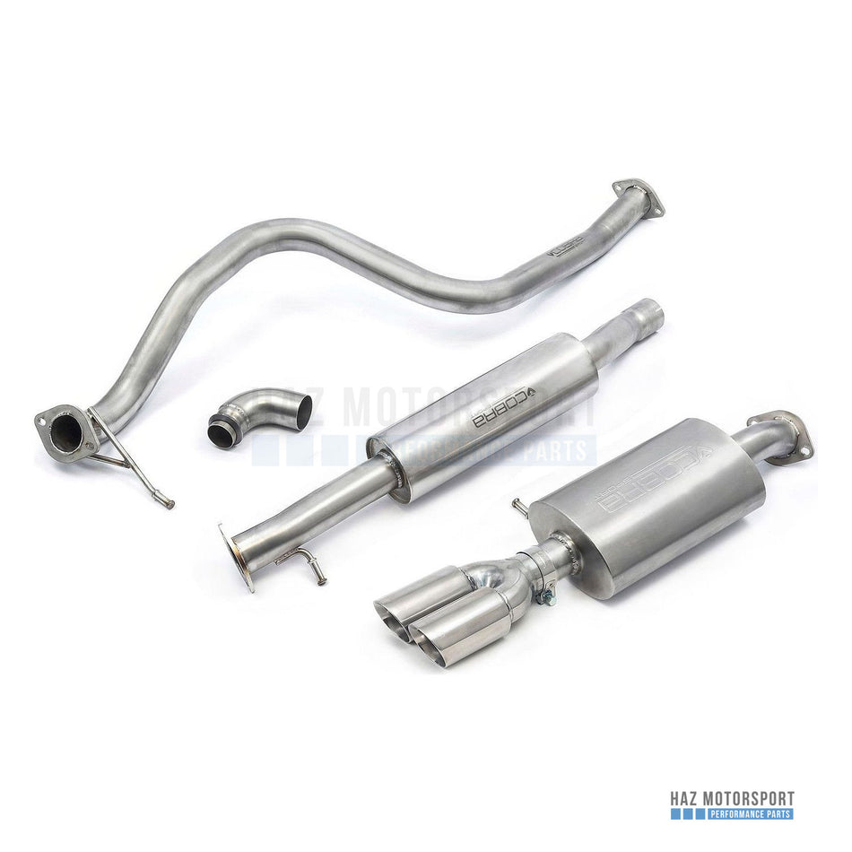 Cobra Sport ST Style Twin Tip Cat Back Exhaust – Ford Fiesta Mk8 1.0 EcoBoost ST-Line (2017–2018) - Cobra Sport