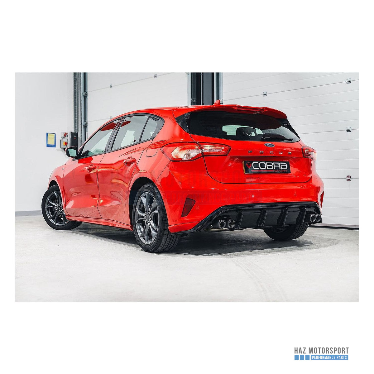 Cobra Sport Venom Quad Exit Rear Exhaust – Ford Focus ST-Line 1.0 125PS Mk4 (2018 on)