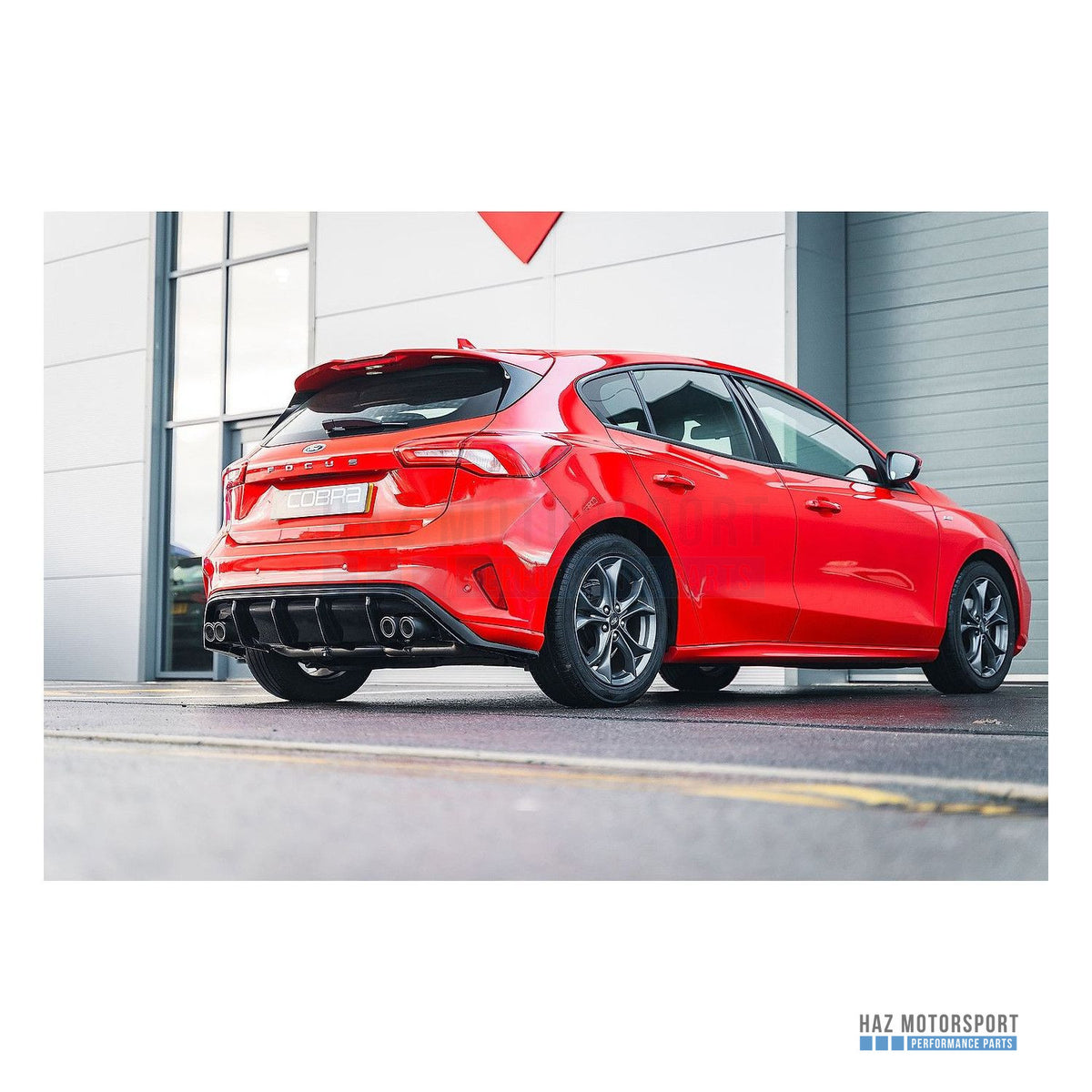 Cobra Sport Venom Quad Exit Rear Exhaust – Ford Focus ST-Line 1.0 125PS Mk4 (2018 on)