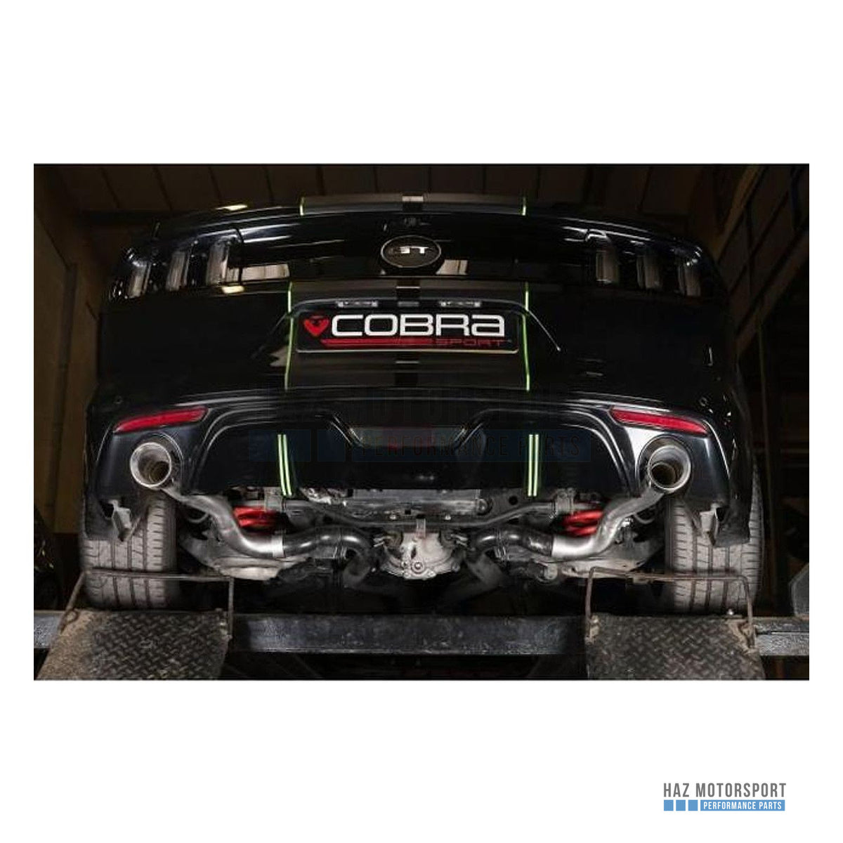 Cobra Sport 2.5" Venom Box Delete Axle Back Exhaust – Ford Mustang 5.0 V8 GT Convertible (2015–2018)