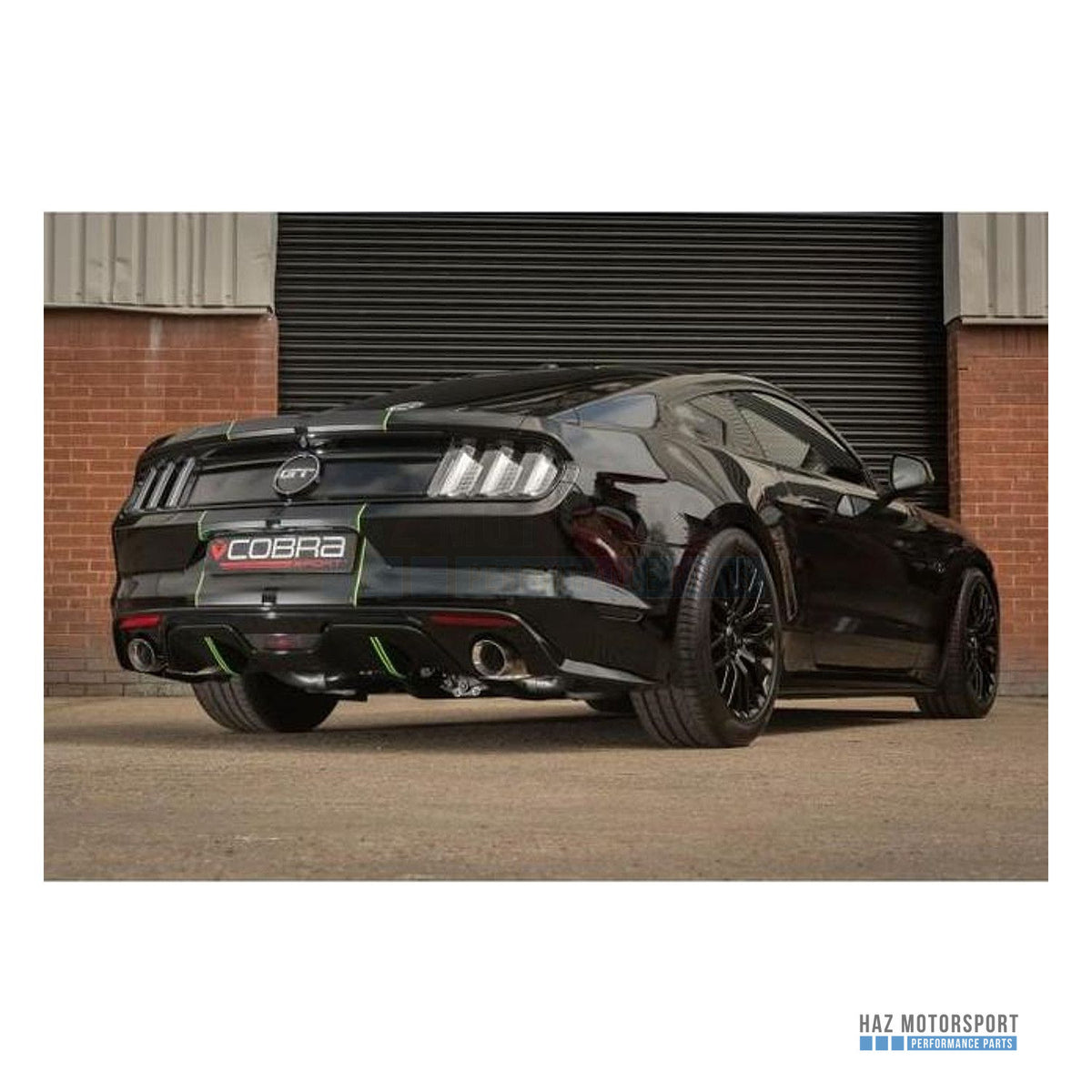 Cobra Sport 2.5" Venom Box Delete Axle Back Exhaust – Ford Mustang 5.0 V8 GT Convertible (2015–2018)