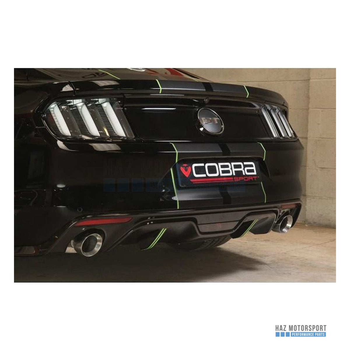 Cobra Sport 2.5" Axle Back Exhaust – Ford Mustang 5.0 V8 GT Convertible (2015–2018)