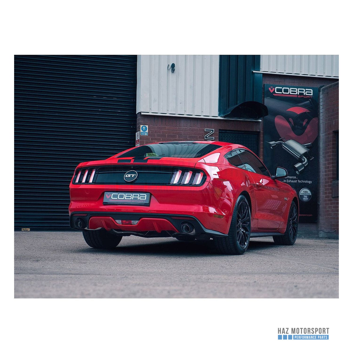 Cobra Sport 2.5" Axle Back Exhaust – Ford Mustang 5.0 V8 GT Convertible (2015–2018)