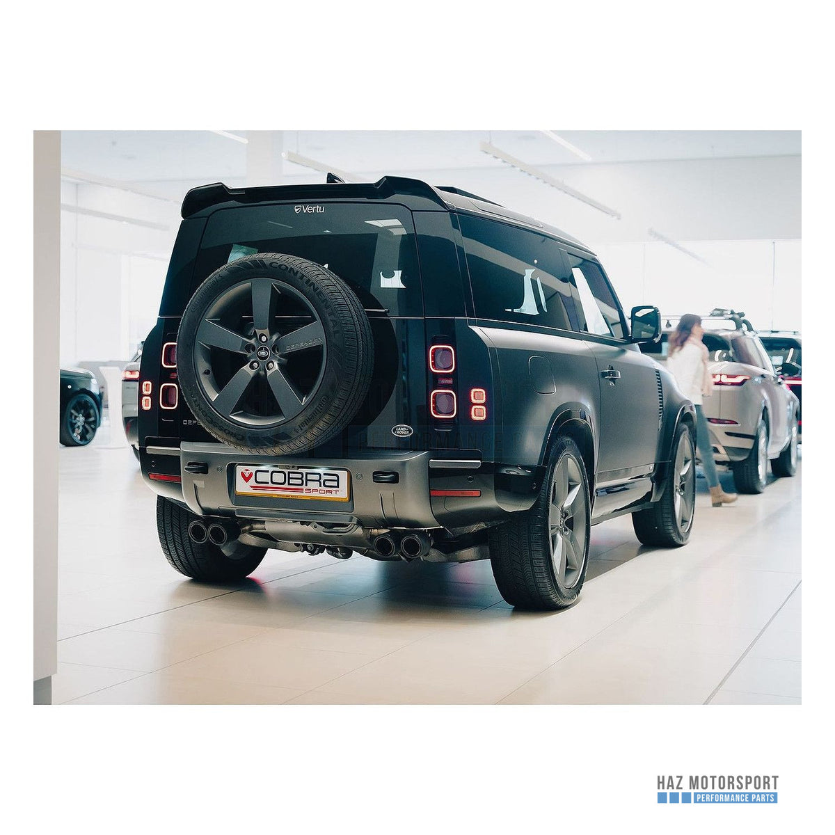 Cobra Sport Non-Valved Race GPF/PPF Back Exhaust – Land Rover Defender 90 V8 P525 (2021 on)