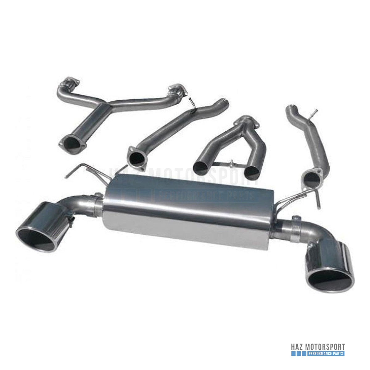 Cobra Sport Cat Back Exhaust (Y-Pipe, Centre & Rear Sections) – Nissan 370Z Nismo V2 (2015–2020) - Cobra Sport