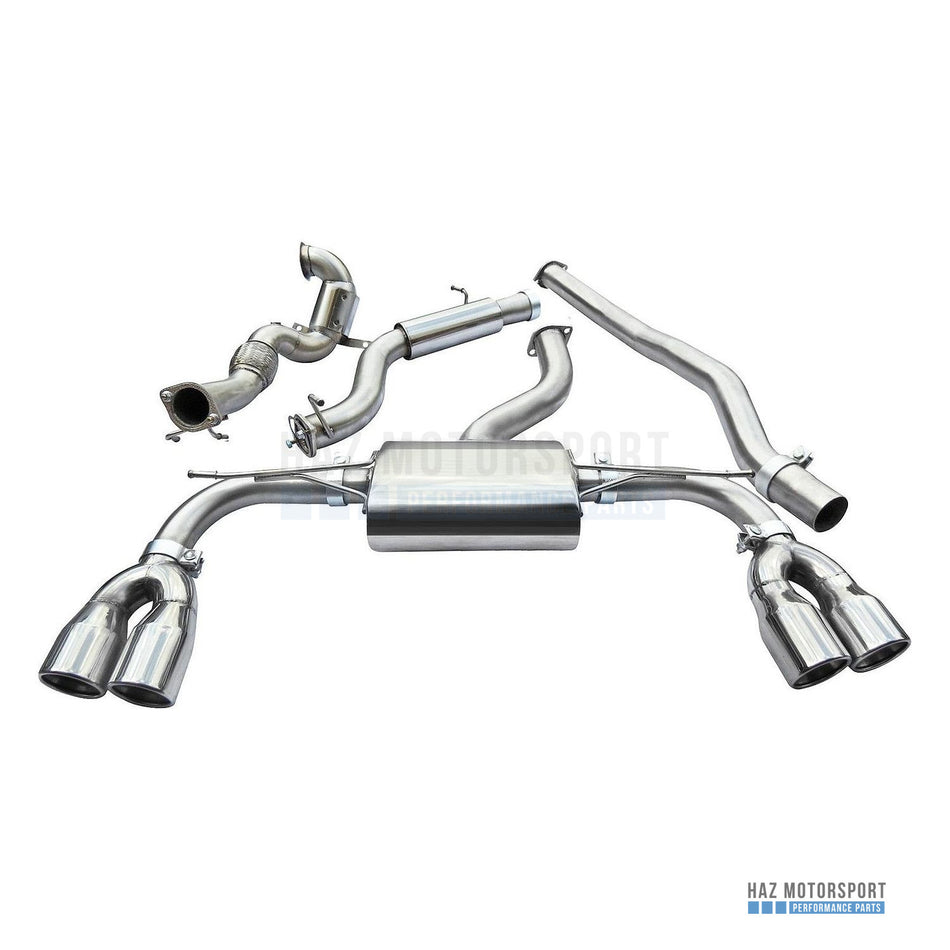 Cobra Sport Non-Valved Turbo Back Exhaust – Audi S3 8V Saloon (2013–2018) - Cobra Sport