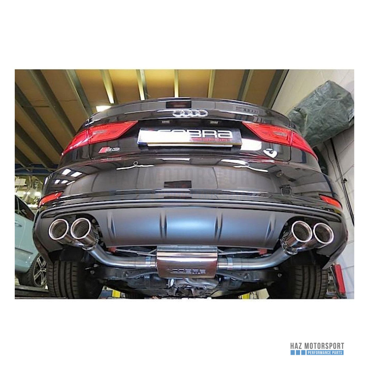 Cobra Sport Non-Valved Turbo Back Exhaust – Audi S3 8V Saloon (2013–2018)