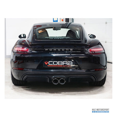 Cobra Sport Cat / GPF Back Exhaust – Porsche 718 Boxster / Cayman 2.0 / 2.5 (2016 on)