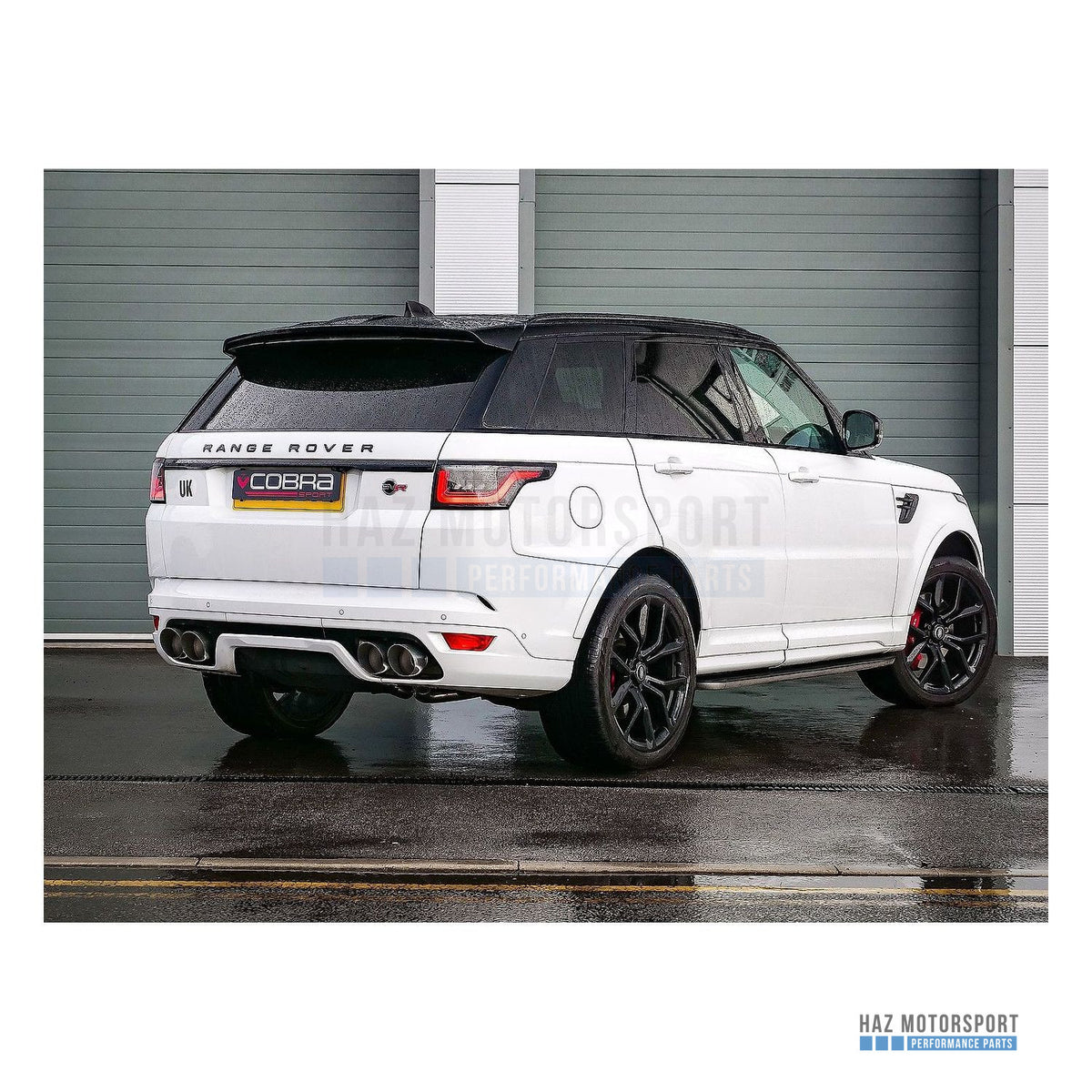Cobra Sport Valved Cat Back Exhaust – Range Rover Sport SVR (2018–2022)