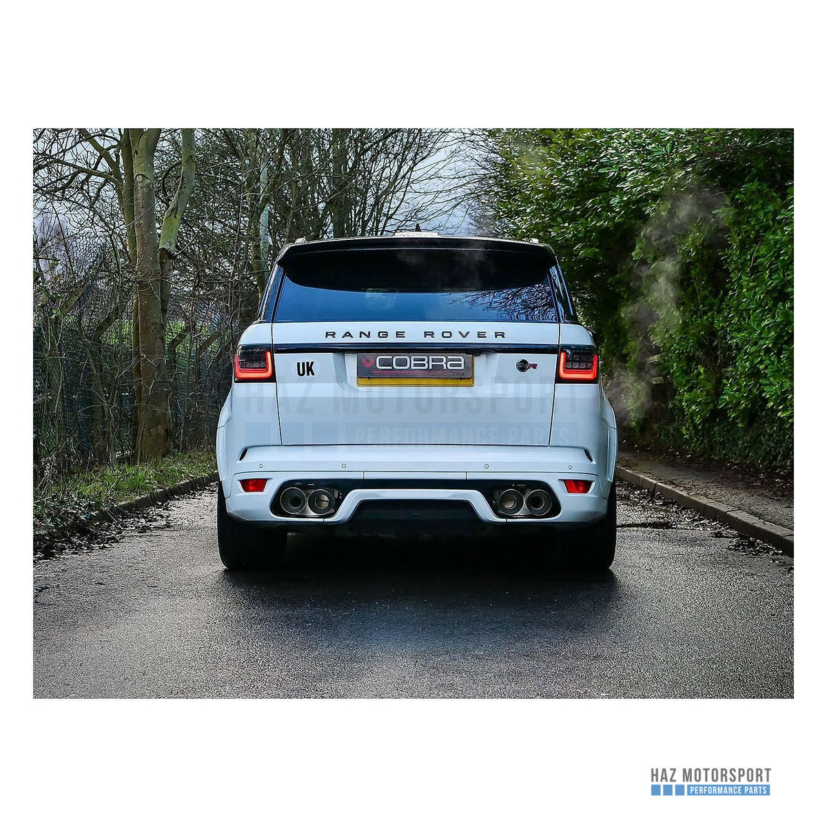 Cobra Sport Valved Cat Back Exhaust – Range Rover Sport SVR (2018–2022)