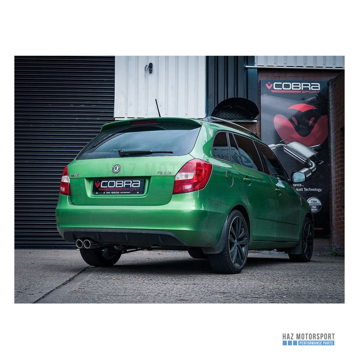 Cobra Sport Cat Back Exhaust – Skoda Fabia VRS 1.4 TSI Estate (2010–2014)