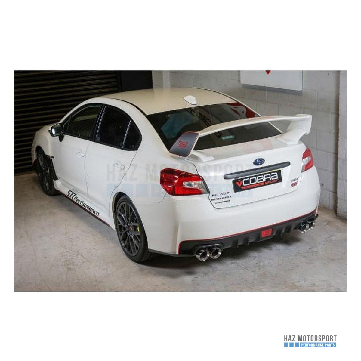 Cobra Sport Turbo Back Exhaust – Subaru Impreza WRX STI 2.5 Saloon (2010–2019)