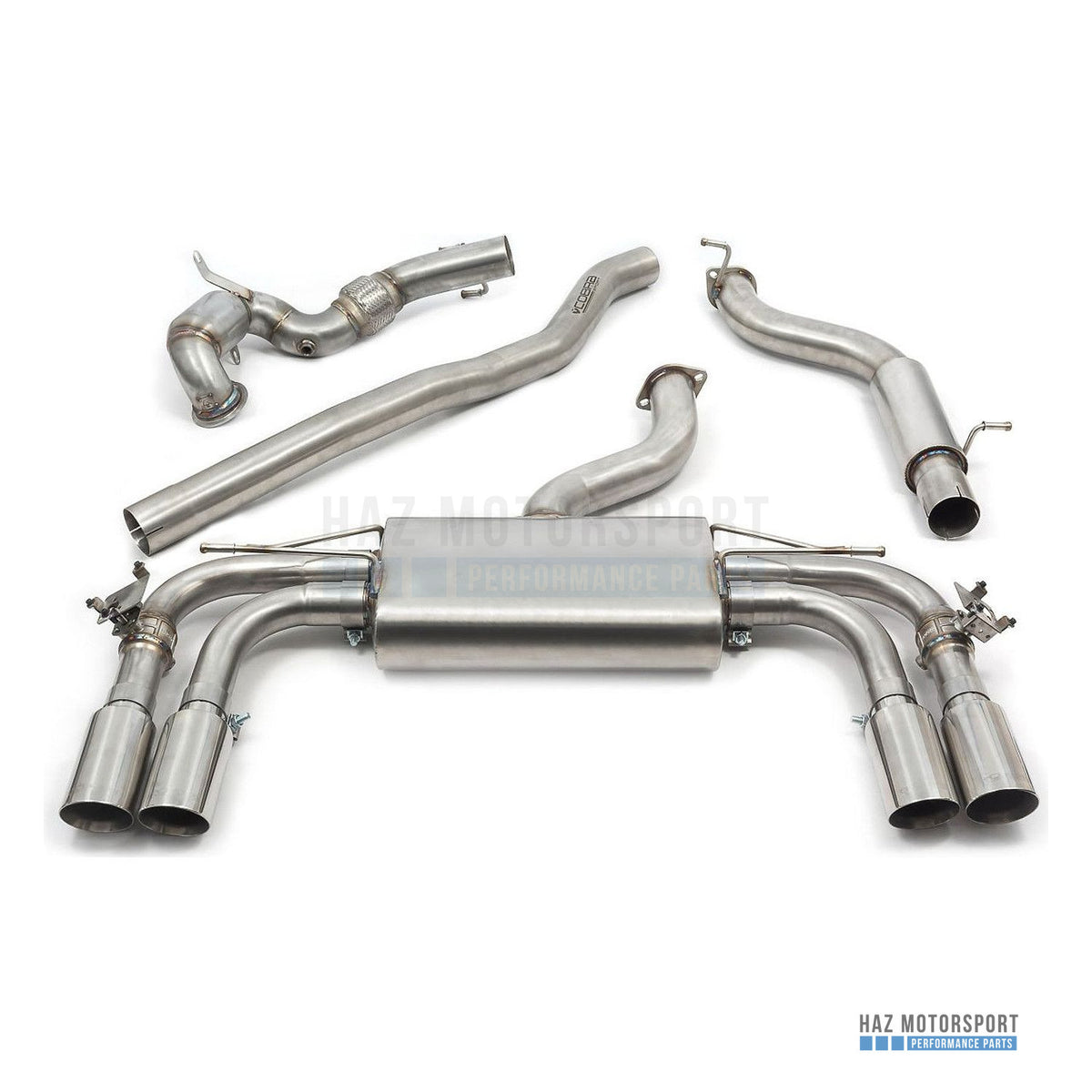 Cobra Sport Valved Turbo Back Exhaust – Audi S3 8V 5 Door Sportback (2013–2018) - Cobra Sport