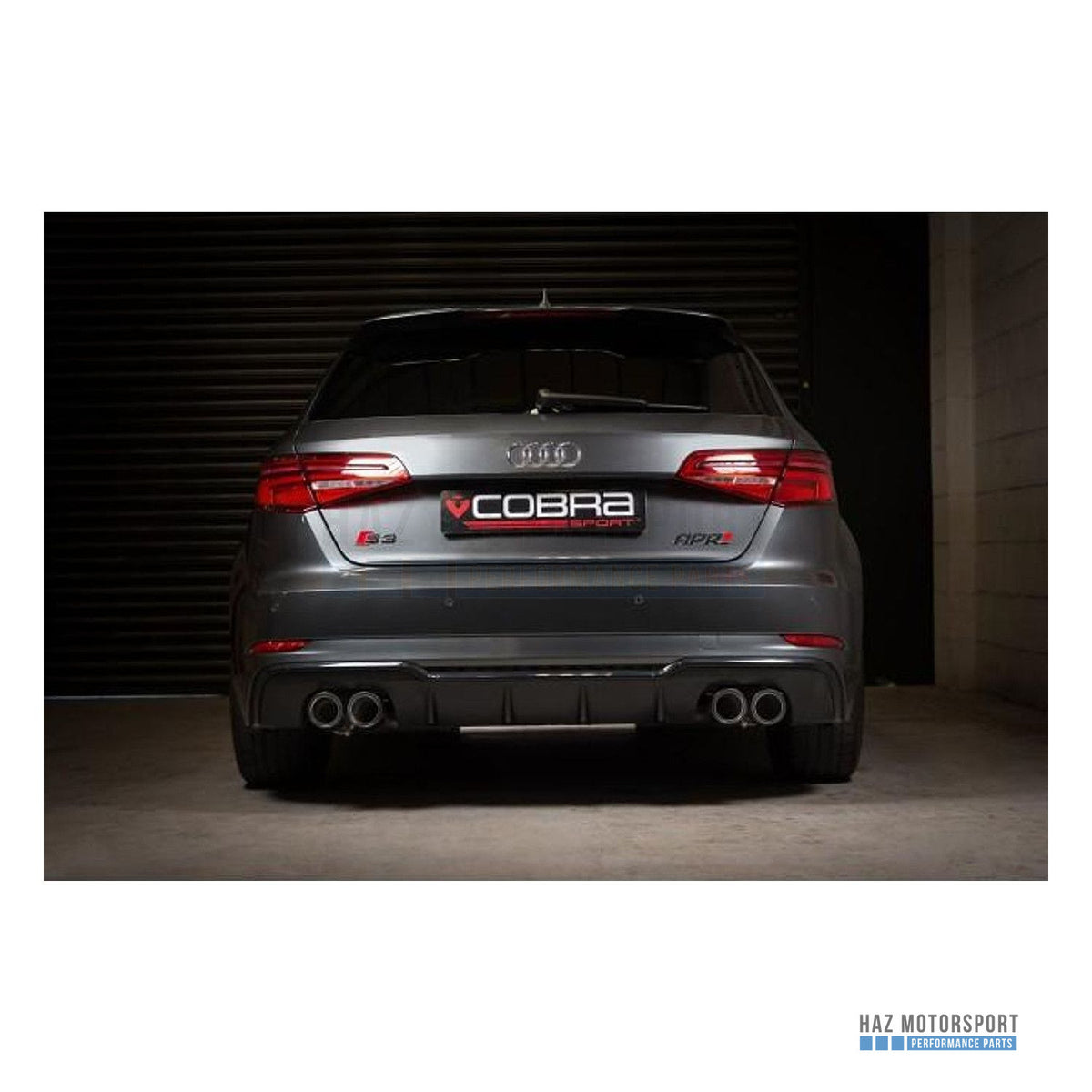 Cobra Sport Valved Turbo Back Exhaust – Audi S3 8V 5 Door Sportback (2013–2018)