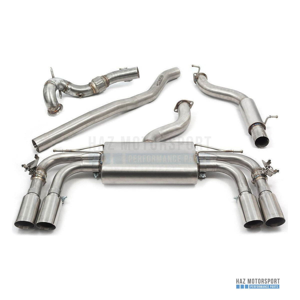 Cobra Sport Valved Turbo Back Exhaust – Audi S3 8V 5 Door Sportback (2013–2018)
