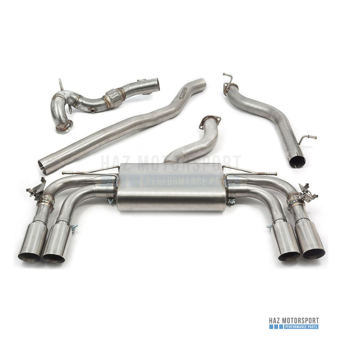 Cobra Sport Valved Turbo Back Exhaust – Audi S3 8V 5 Door Sportback (2013–2018)