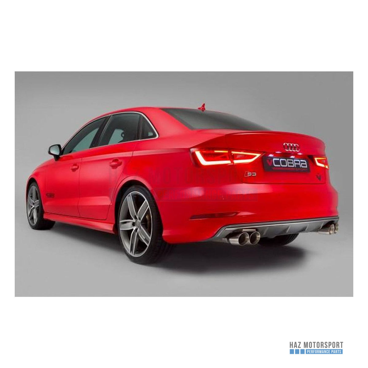 Cobra Sport Valved Turbo Back Exhaust – Audi S3 8V Saloon (2013–2018)