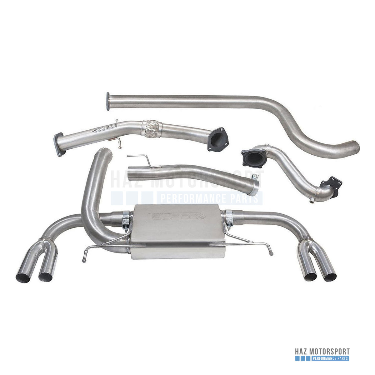 Cobra Sport Turbo Back Exhaust – Vauxhall Astra J VXR (2012–2019)