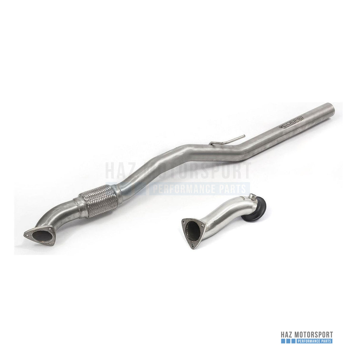 Cobra Sport Pre-Cat Delete & Sports Cat / De-Cat Second Pipe – Vauxhall Corsa D VXR & VXR Nurburgring (2010–2014)