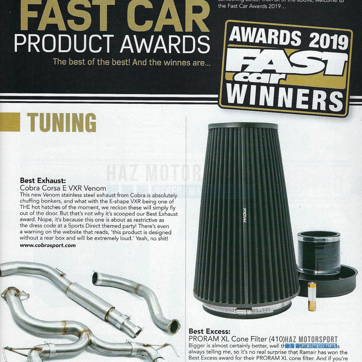 Cobra Sport Venom Box Delete Race Exhaust – Vauxhall Corsa E VXR (2015–2018)