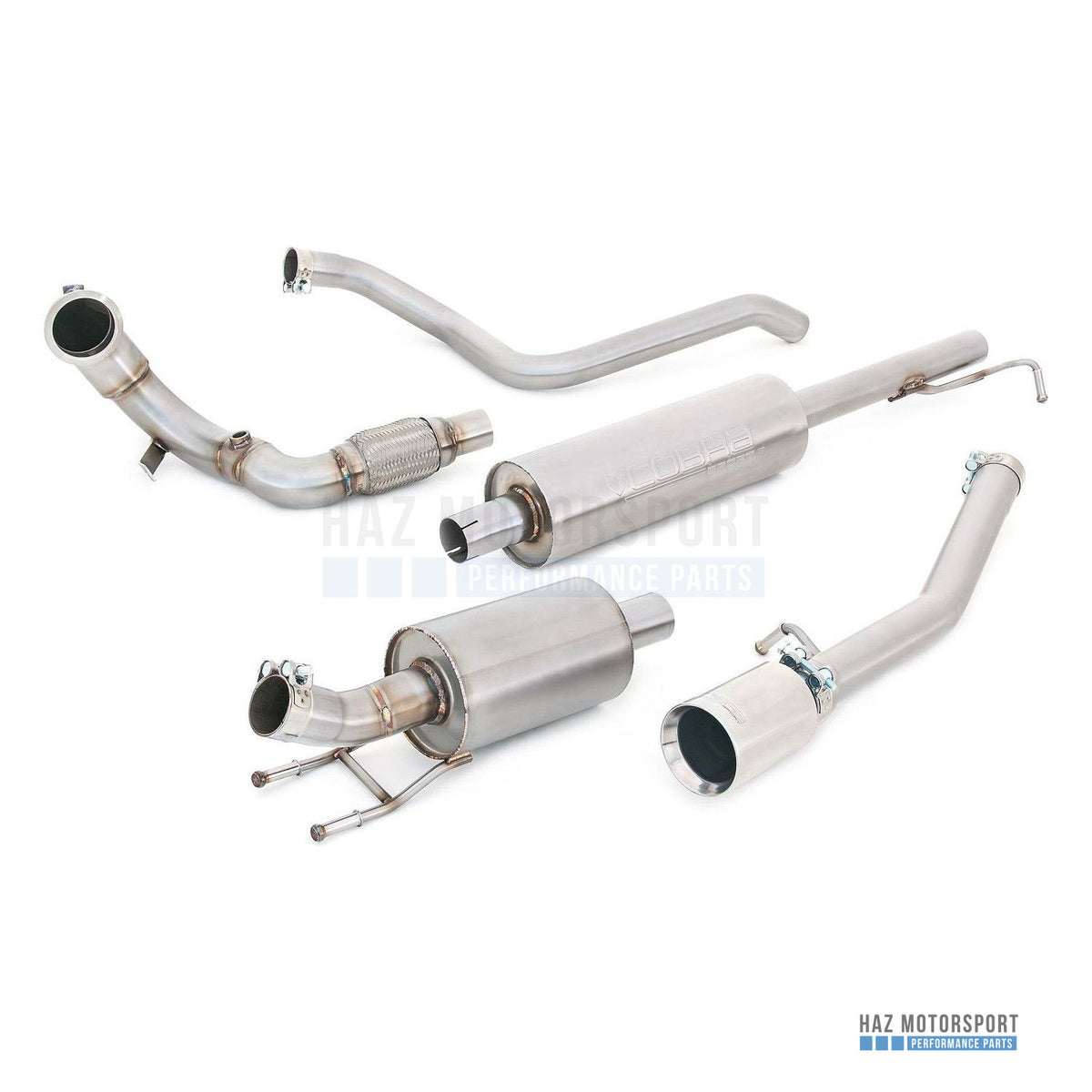 Cobra Sport Turbo Back Exhaust – VW up! TSI/GTI (2018 on)