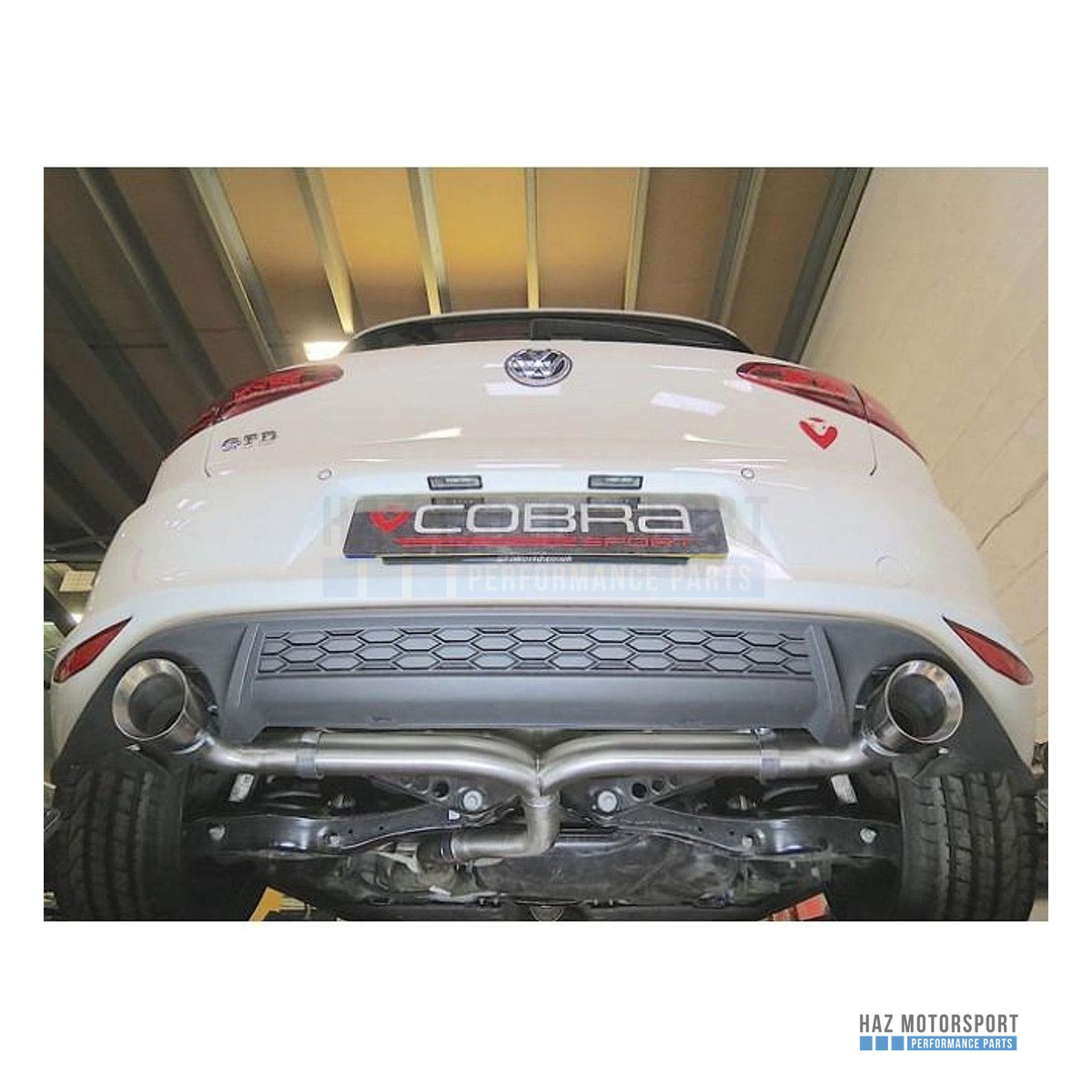Cobra Sport GTI Style Rear Exhaust – VW Golf GTD Mk7 2.0 TDI 5G with Sound Pack (2014–2017)