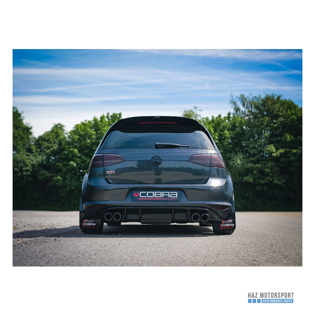 Cobra Sport Quad Exit Turbo Back Golf R Style Exhaust – VW Golf GTI Mk7 2.0 TSI 5G (2012–2017)